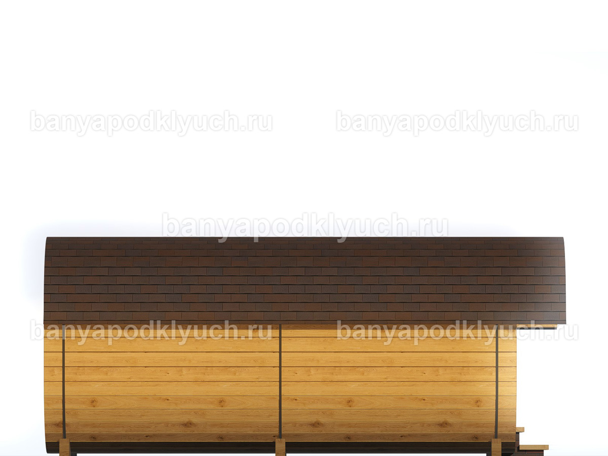 Баня-бочка 4.5x2.3 м Баня-бочка 4.5x2.3 м